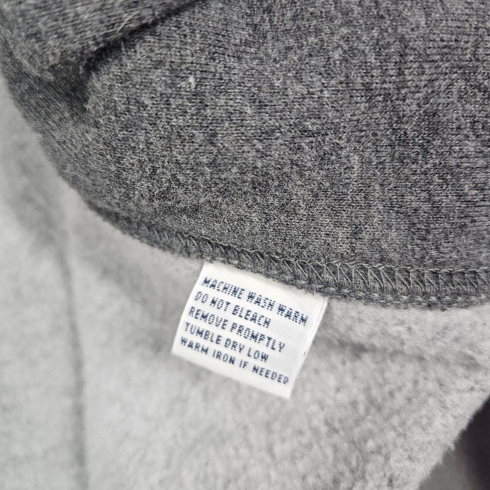 Vintage Polo Ralph Lauren Sweatshirt Mens XL Zip Up Track Jacket Gray Y2K Preppy - Picture 7 of 13